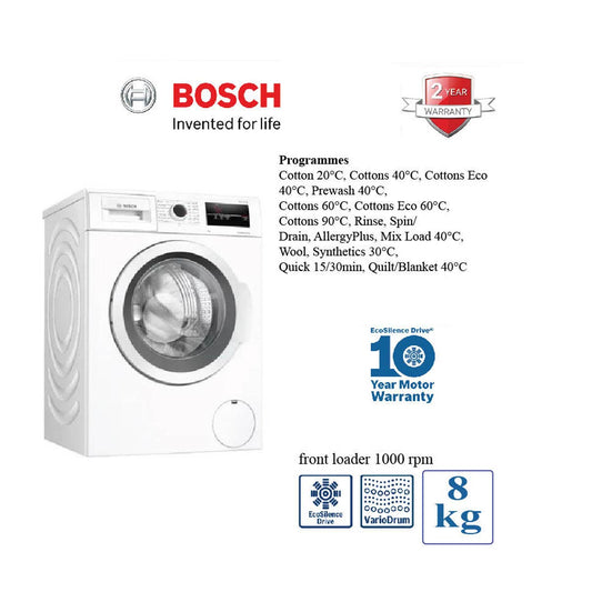 Bosch Series-2 Front Load 8-Kg Washing Machine WAJ20180GC