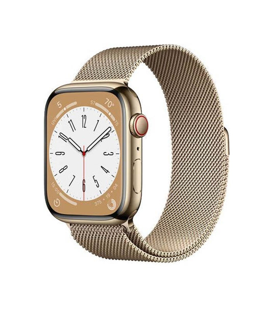 Apple Series 8 Watch 45mm Stainless Steel Case Gold A