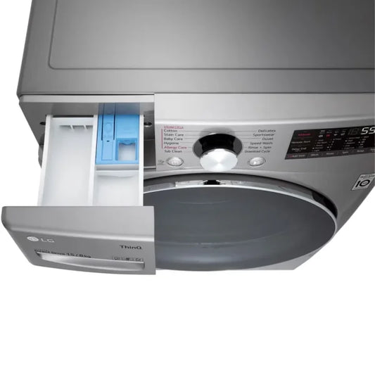 LG F0L9DGP2S Front Load Washer & Dryer 15kg/8 Kg AI DD™