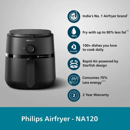 Philips Airfryer NA120/00 with 4.2 Litre
