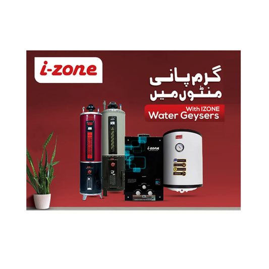 iZone Geyser Twin (Elec & Gas) 25GLN Supreme Metallic