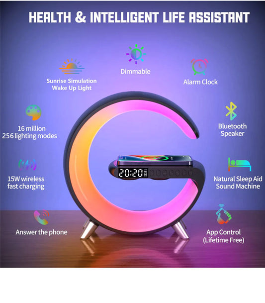 G Shaped Night Light Atmosphere Table Lamp