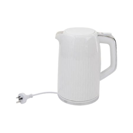 Anko KE01312 1.7L Kettle White and Silver Look