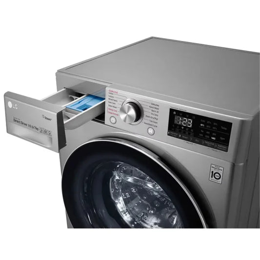 LG F4V5RGP2T Front Load Washer & Dryer 10.5kg/7Kg AI DD™